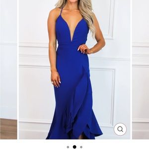 Bella and Bloom Sz M Royal Blue Dress